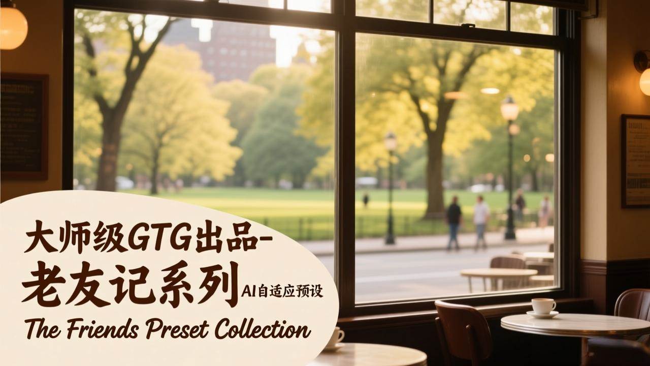 (17403期)大师级GTG出品-老友记系列AI自适应预设The Friends Preset Collection (17403期)大师级GTG出品-老友记系列AI自适应预设The Friends Preset Collection