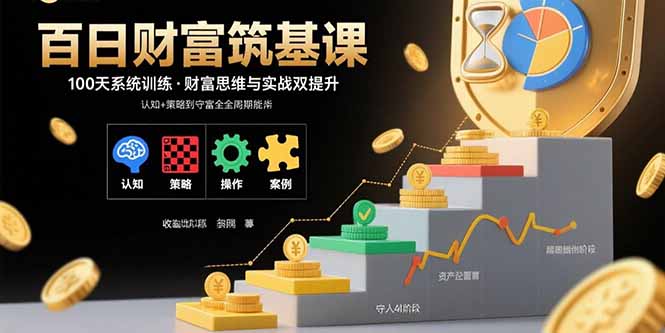 百日财富筑基课：认知+策略+实操+案例拆解 实现从创富到守富全周期能力-知知学社