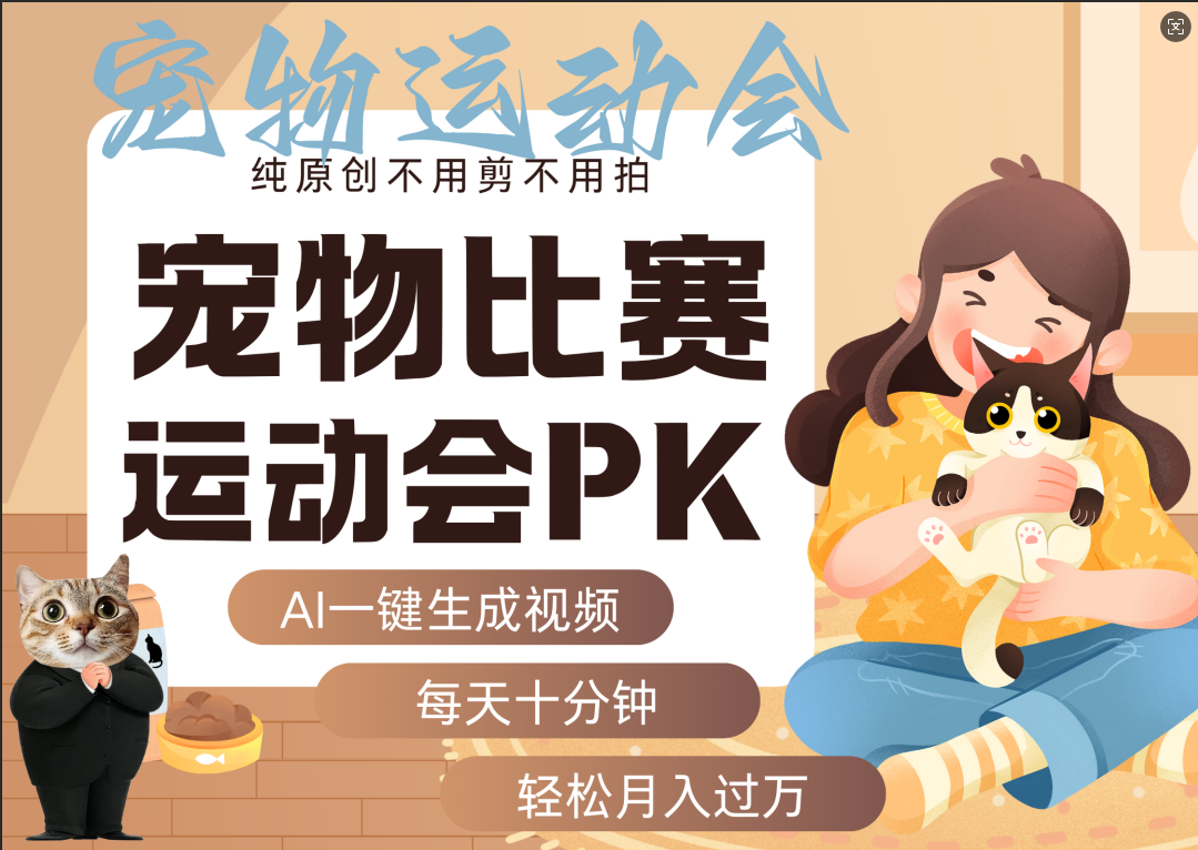 AI萌宠运动员跳水 射击 篮球 足球比赛 每天十分钟 附详细提示词文案库 代替做素材 卖提示词 卖虚拟资料 卖宠物产品 做宠物私人定制产品 带徒弟 带陪跑 卖课 创作者分成 月入5W+-知知学社