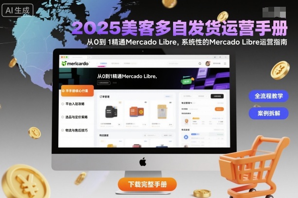 2025美客多自发货运营手册:从0到1精通Mercado Libre,系统性的Mercado Libre运营指南-知知学社