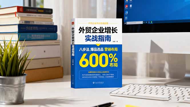 外贸企业增长实战指南,八步法、爆品选品、营销布局,业绩增长300%-知知学社