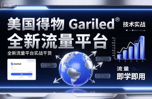 美国得物Gariled技术实战,全新流量平台实战干货,即学即用-知知学社