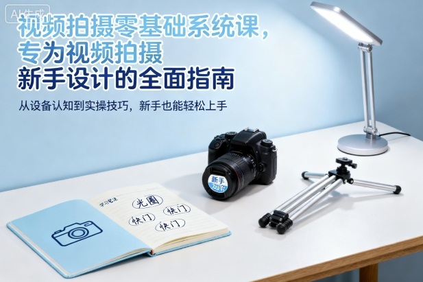 视频拍摄零基础系统课,专为视频拍摄新手设计的全面指南 – 知知学社-知知学社