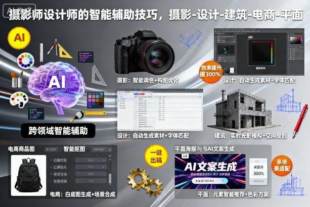 摄影师设计师的智能辅助技巧,摄影-设计-建筑-电商-平面 – 知知学社-知知学社