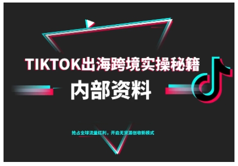 TikTok跨境电商0-1搭建运营,TK出海跨境实操秘籍(10月更新) – 知知学社-知知学社