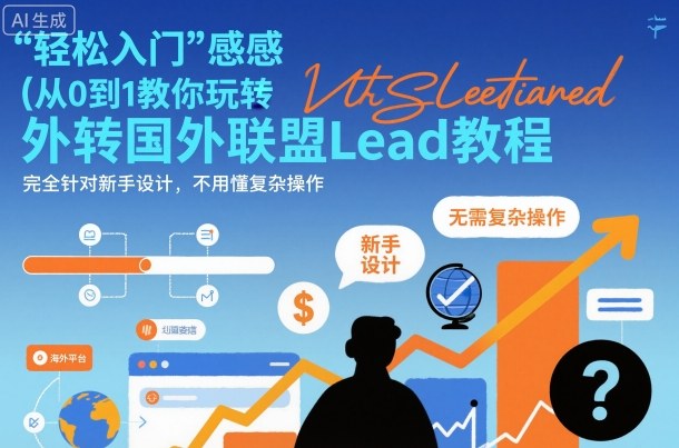 国外联盟賺美刀项目，从0到1教你玩转国外联盟Lead教程，纯新手可操作性100% - 知知学社-知知学社