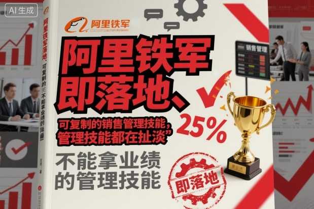 阿里铁军即落地、可复制的销售管理技能，不能拿业绩的管理技能都在扯淡 – 知知学社-知知学社