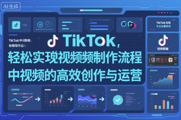 TikTok中视频制做流程，轻松实现Tk中视频的高效创作与运营 – 知知学社-知知学社