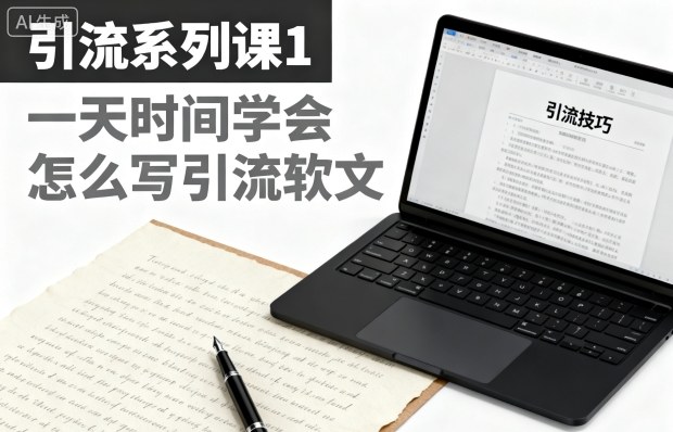 引流系列课1,一天时间学会怎么写引流软文 – 知知学社-知知学社