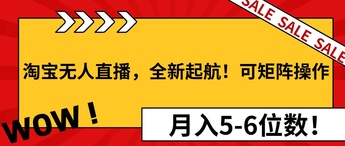 （13946期）淘宝无人直播，全新起航！可矩阵操作，月入5-6位数！ – 知知学社-知知学社