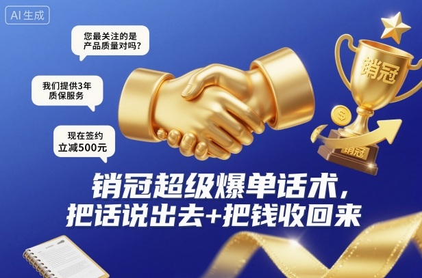 销冠销售话术实战指南：从沟通到变现的完整策略 – 知知学社-知知学社