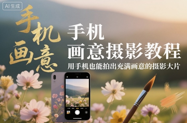 手机摄影变现攻略：轻松用手机拍出值钱大片 – 知知学社-知知学社