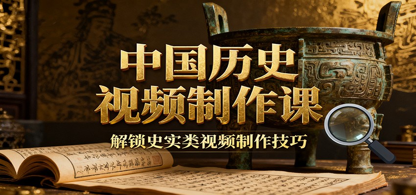 中国历史视频变现教程：疆域地图集+参考文案+练习素材，解锁史实类制作技巧 – 知知学社-知知学社